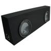Harmony Audio Universal Regular Cab Truck Harmony R124 Dual 12" Black Sub Box Enclosure view 1
