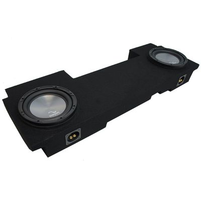 Harmony Audio (2) HA-A102 Subwoofer Bundle with Dual 10" Sub Box Enclosure Compatible with 2002-2013 GMC Sierra HD Crew Truck