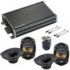 Harmony Audio HA-R69 Compatible with Chrysler Sebring Convertible 01-06 Stereo 6x9 450W Speakers, 46CXA3604 4 Channel 720W Peak Speaker Amp and HA-AK10 Gauge 600W Amp Install Kit view 1
