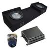 Harmony A102 Compatible with Nissan Titan King or Crew Truck 04-15 Dual 10" Sub Box & CXA600.1 view 1