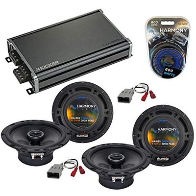 Harmony Audio HA-R65 Compatible with Honda Pilot 2003-2008 Bundled with CXA360.4 Amplifier Factory Speaker Replacement Package