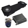 HA-F104 Compatible with Chevy Avalance 2002-2013 Rhythm Series 12" Sub, HA-AK4 4 Gauge 1600W Amplifier Install Kit and GM2X10-AV-ECL-US Sub Enclosure view 1