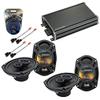 Harmony Audio HA-R69 Compatible with Dodge Stratus 2001-2006 6x9 Replacement 450W Speakers, 46CXA3604 4Channel 720W Peak Speaker Amp and HA-AK10 Gauge 600W Amp Install Kit view 1