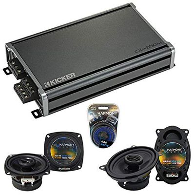 Replacement Car Audio Speakers for Mercedes 450 Series 73-80 Harmony R4 R46 & CXA300.4 Amp (Renewed)