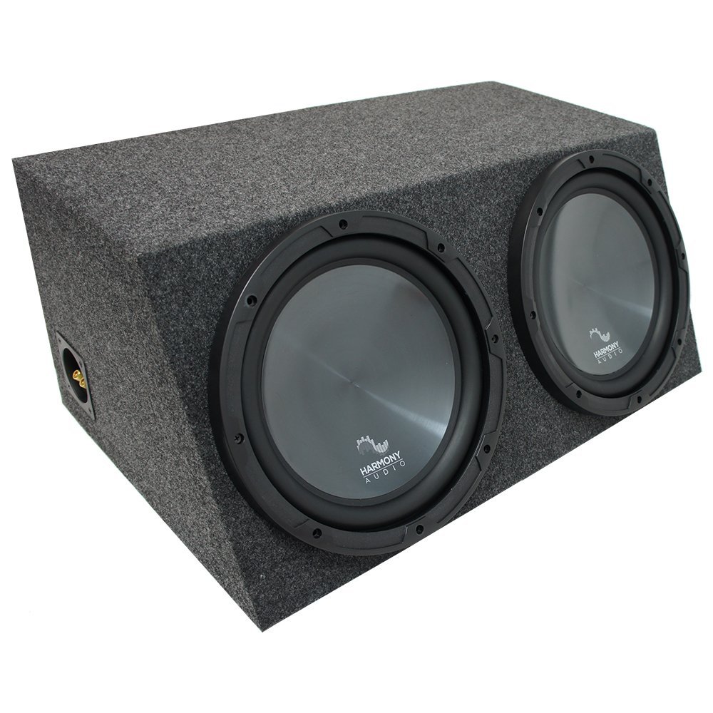 Harmony Audio Universal Car Stereo Hatchback Sealed Dual 15" R154 Sub Box Enclosure