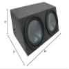 Harmony Audio Universal Car Stereo Hatchback Sealed Dual 15" R154 Sub Box Enclosure view 4