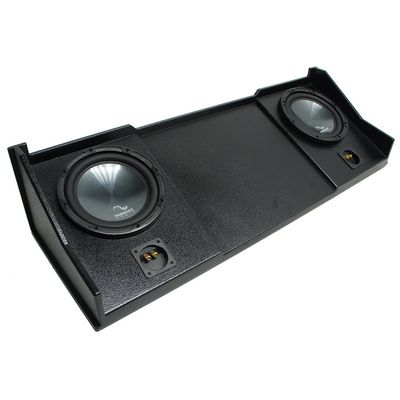 Harmony Audio (2) HA-R104 Subwoofer Bundle with Dual 10" Sub Box Enclosure Compatible with 1994-2001 Dodge Ram Ext Club Quad Truck