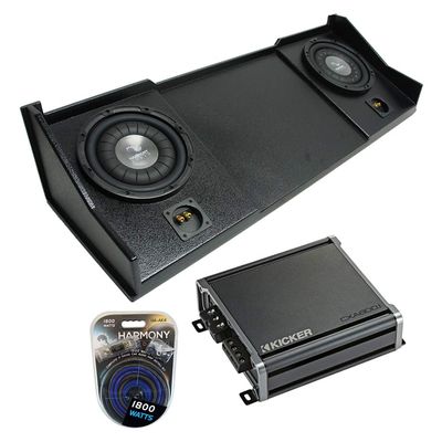 Harmony Audio F104 Dodge Ram Truck 1994-2001 Dual 10" Rhino Sub Box & CXA600.1 Amp