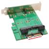 Syba SATA III to Dual mSATA SSD RAID Adapter - 3.5 Inch Mount or PCI Slot Mount SY-ADA40101 view 3