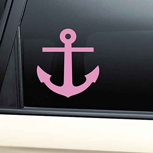 Anchor Vinyl Decal Laptop Car Truck Bumper Window Sticker - Pink