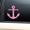 Anchor Vinyl Decal Laptop Car Truck Bumper Window Sticker - Pink view 1