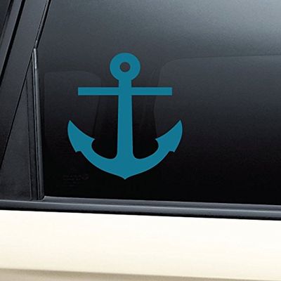 Anchor Vinyl Decal Laptop Car Truck Bumper Window Sticker - Teal