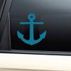 Anchor Vinyl Decal Laptop Car Truck Bumper Window Sticker - Teal view 1