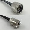 12 inch RGU178 N MALE to SO239 UHF Female Pigtail Jumper RF coaxial cable 50ohm Quick USA Shipping view 1