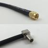 12 inch RGU178 SMA MALE to MS147 ANGLE MALE Pigtail Jumper RF coaxial cable 50ohm Quick USA Shipping view 1