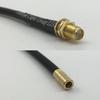 12 inch RGU178 SMA FEMALE to SSMB Female Pigtail Jumper RF coaxial cable 50ohm Quick USA Shipping view 1