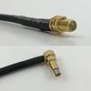 6 inch RGU178 RP-SMA FEMALE to MS-156 MALE ANGLE Pigtail Jumper RF coaxial cable 50ohm Quick USA Shipping view 1