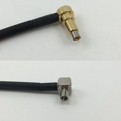 6 inch RGU178 MS-156 MALE ANGLE to TS9 ANGLE MALE Pigtail Jumper RF coaxial cable 50ohm Quick USA Shipping