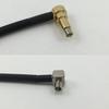 6 inch RGU178 MS-156 MALE ANGLE to TS9 ANGLE MALE Pigtail Jumper RF coaxial cable 50ohm Quick USA Shipping view 1