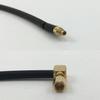 6 inch RGU178 MMCX MALE to SMC Female Angle Pigtail Jumper RF coaxial cable 50ohm Quick USA Shipping view 1