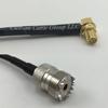 6 inch RGU178 SMA FEMALE ANGLE to SO239 UHF Female Pigtail Jumper RF coaxial cable 50ohm Quick USA Shipping view 1
