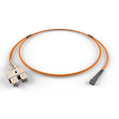 FiberCablesDirect MTRJ-SC OM2 Fiber Patch Cable - 10Gb Duplex 50/125m Multimode Corning Glass | 9M (29.53ft) | Bulk Networking, Data Centers, Telecom, Enterprise Applications