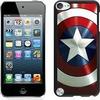 4EVER Cool Cell Case for Ipod Touch 5 Black, Captain Americas Shield Ipod Touch 5th Generation Shell Cover for Men, Teens view 1