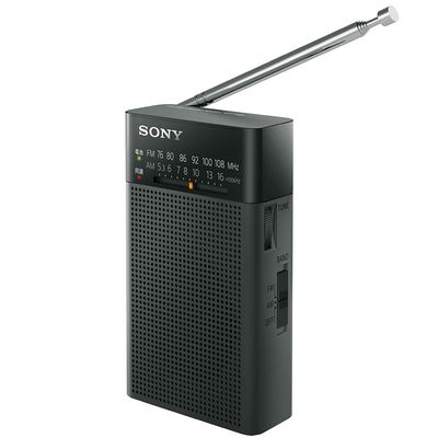 Sony Sony handyi-po-tabururazio ICF  P26: FM/AM/Wide FM Supported Portrait Notebook Black icf  P26 B