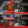 23 Assorted TDK Blank Cassettes - Five D90 Normal Position, Seven D60 Normal Position, Five D90 High Output, and Six D60 High Output view 1