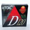 TDK D120 High Output Precision Rigid Construction Mechanism IEC I/Type I Normal Bias Audio Cassette Tapes - 5 Pack view 2