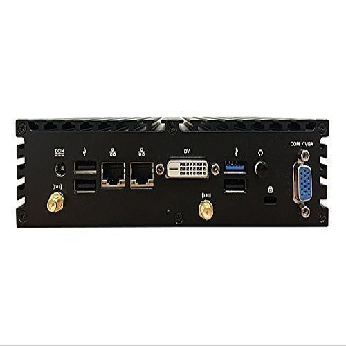 Jetway JBC375F532W-2930-B Intel Celeron N2930 Quad Core Fanless PC with 8GB DDR3L RAM, 2.5" SATA Drive, Dual LAN, Wi-Fi, DVI, SIM Slot