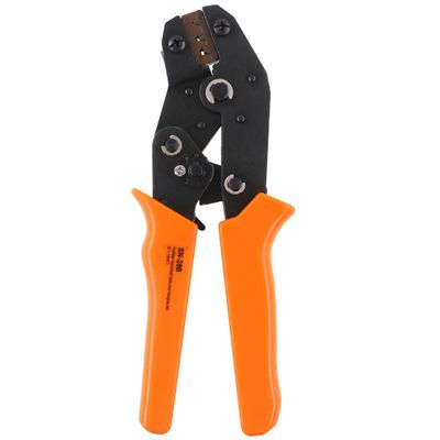 Hilitchi Professional Pin Crimping Tool 2.54mm 3.96mm 28-18awg 0.1-1.0mm for Terminals with Wire-electrode Cutting Die Insulated Terminal Crimper/Stripper/Cutter Tool