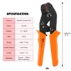 Hilitchi Professional Pin Crimping Tool 2.54mm 3.96mm 28-18awg 0.1-1.0mm for Terminals with Wire-electrode Cutting Die Insulated Terminal Crimper/Stripper/Cutter Tool view 2
