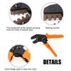 Hilitchi Professional Pin Crimping Tool 2.54mm 3.96mm 28-18awg 0.1-1.0mm for Terminals with Wire-electrode Cutting Die Insulated Terminal Crimper/Stripper/Cutter Tool view 4