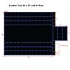 24' x 27' Xtarps Flatbed Truck Tarp - Light Weight Lumber Tarp with 8' Drop view 4