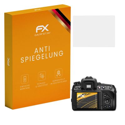atFoliX Screen Protector compatible with Sony Alpha a580 DSLR-A580 Screen Protection Film, anti-reflective and shock-absorbing FX Protector Film (3X)