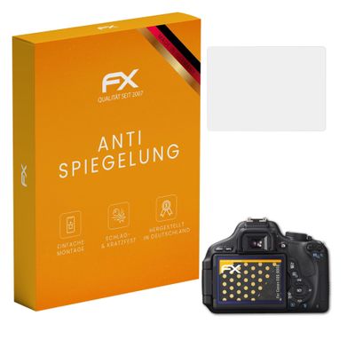 atFoliX Screen Protector compatible with Canon EOS 600D / Rebel T3i Screen Protection Film, anti-reflective and shock-absorbing FX Protector Film (3X)
