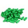 Uxcell PVC Wire Cord Terminal End Sleeve Protect Cover Cap with 100 Piece, 90 mm, Green view 1