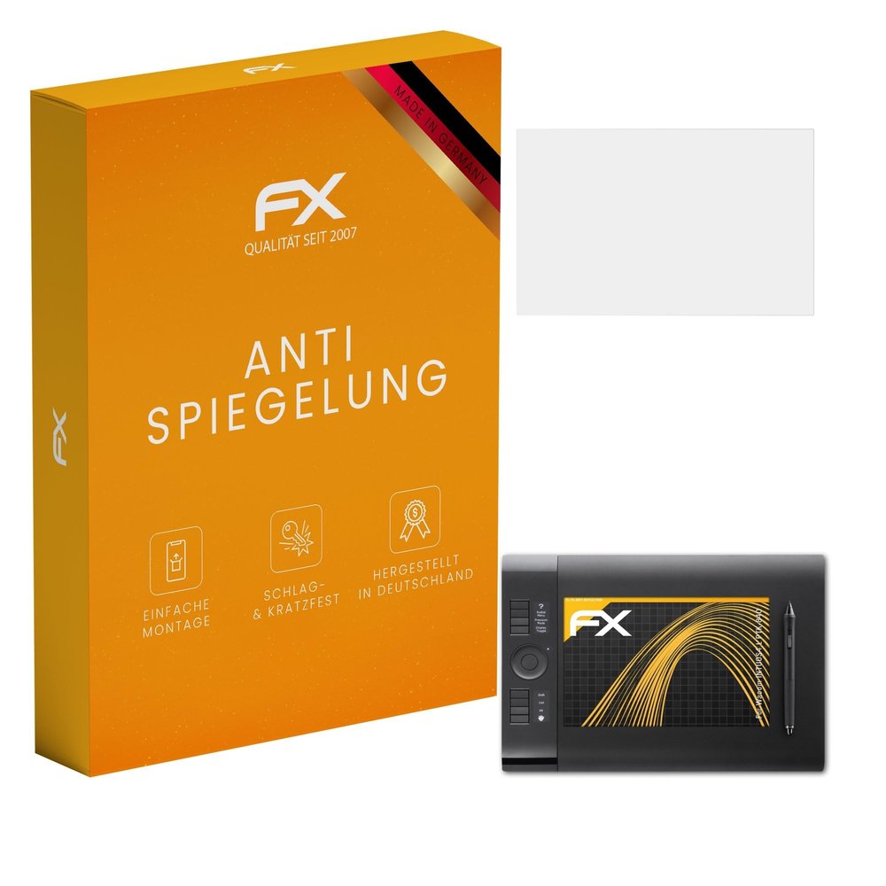 atFoliX Screen Protector compatible with Wacom INTUOS4 L PTK-840 Screen Protection Film, anti-reflective and shock-absorbing FX Protector Film (2X)