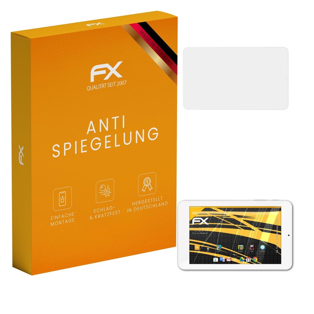 atFoliX Screen Protector compatible with Trekstor SurfTab Xiron 7.0 HD Screen Protection Film, anti-reflective and shock-absorbing FX Protector Film (2X)