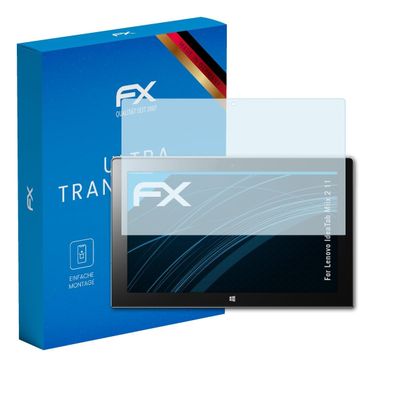 atFoliX Screen Protection Film compatible with Lenovo Idea Tab Miix 2 11 Screen Protector, ultra-clear FX Protective Film (2X)