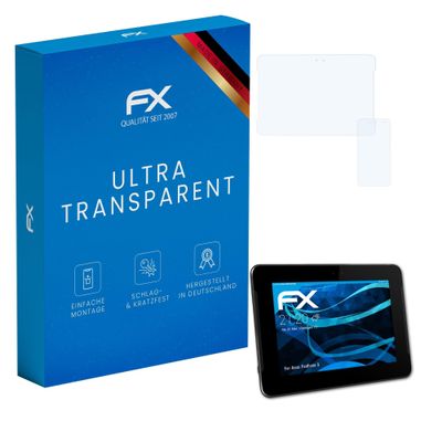 atFoliX Screen Protection Film compatible with Asus PadFone S/PadFone X (US) Screen Protector, ultra-clear FX Protective Film (Set of 3)