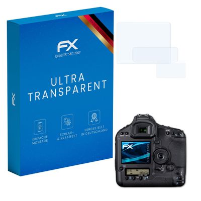atFoliX Screen Protection Film compatible with Canon EOS 1D Mark IV Screen Protector, ultra-clear FX Protective Film (Set of 3)