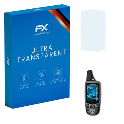 atFoliX Screen Protection Film compatible with Garmin GPSMap 60CS Screen Protector, ultra-clear FX Protective Film (3X)
