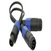 Chord qtx 0.3 m SPK Plug to 2 x SPK Sockets Splitter Lead view 4