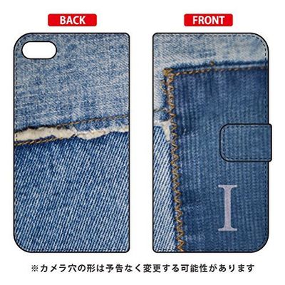 Coverfull Notebook Type Smartphone Case Photo Denim Initial I design by ARTWORK / for iPod touch (6th Generation) ATC6TH-IJTC-401-MCN5