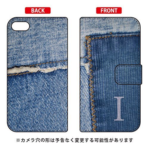Coverfull Notebook Type Smartphone Case Photo Denim Initial I design by ARTWORK / for iPod touch (6th Generation) ATC6TH-IJTC-401-MCN5