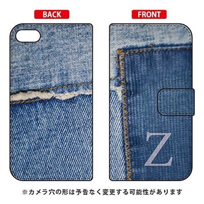 Coverfull Flip Smartphone Case Photo Denim Initial Z design by ARTWORK / for iPod touch (6th Generation) ATC6TH-IJTC-401-MCP4