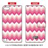 YESNO Notebook Type Smartphone Case Block Wave Pink / for iPod touch (5th Generation) ATC5TH-IJTC-401-N307 view 1