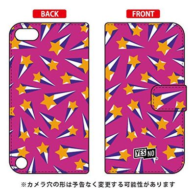 YESNO Notebook Type Smart Phone Case Shooting Star Purple/For Ipod Touch 5 ND Generation) (atc5th  ijtc  401  N324